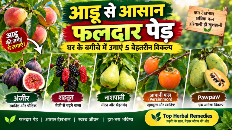 आड़ू से आसान फलदार पेड़